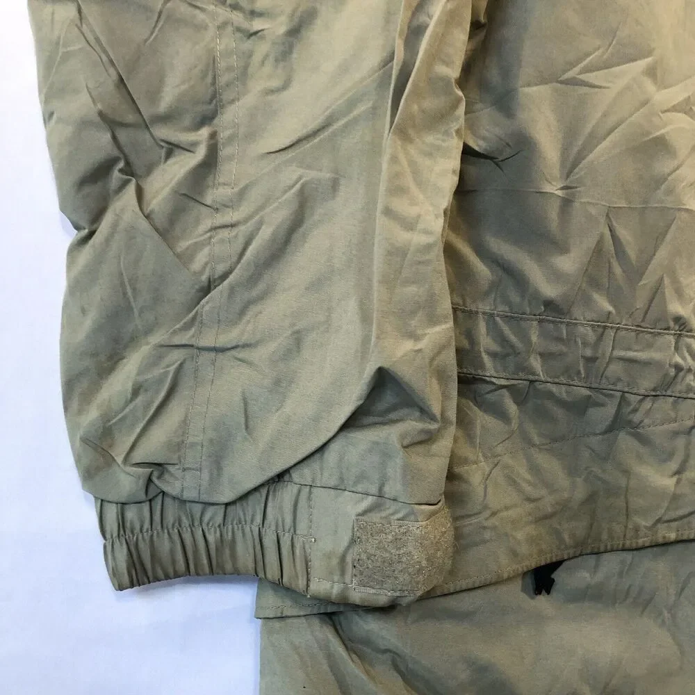 Columbia Sportswear Green Tan Colorblock Fleece Lined Winter Coat Men's Medium